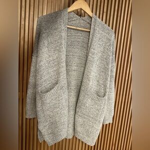 Women’s Gray Cardigan Sweater